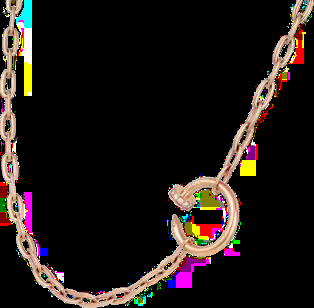 カルティエ ジュスト アン クル ネックレス ピンクゴールド ダイヤモンド B7224902