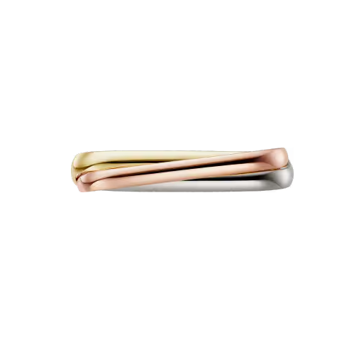 カルティエ トリニティ クッション ブレスレット ホワイトゴールド イエローゴールド ピンクゴールド B6078017