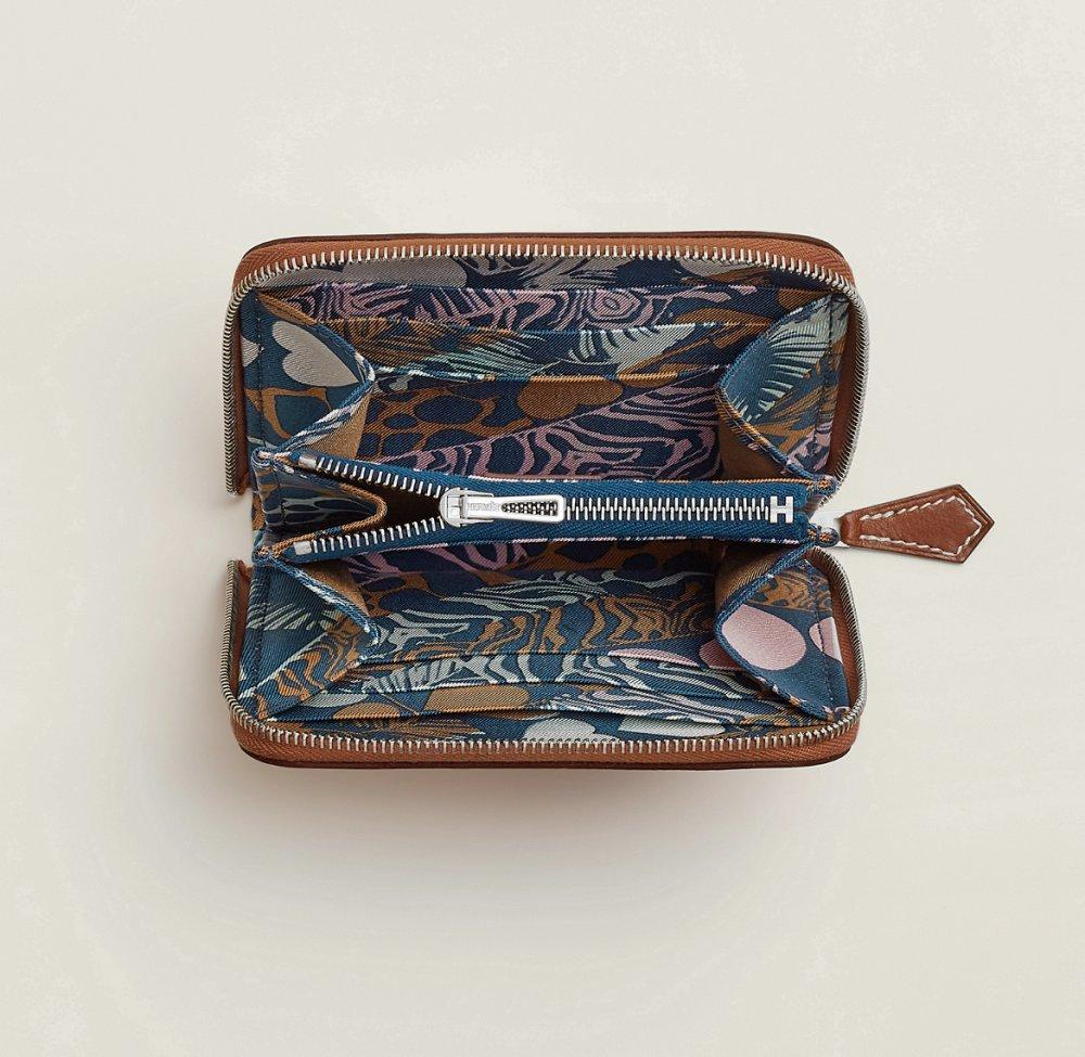 エルメス代引 Silk'In Compact シルクイン コンパクト  財布 H084541CKAY