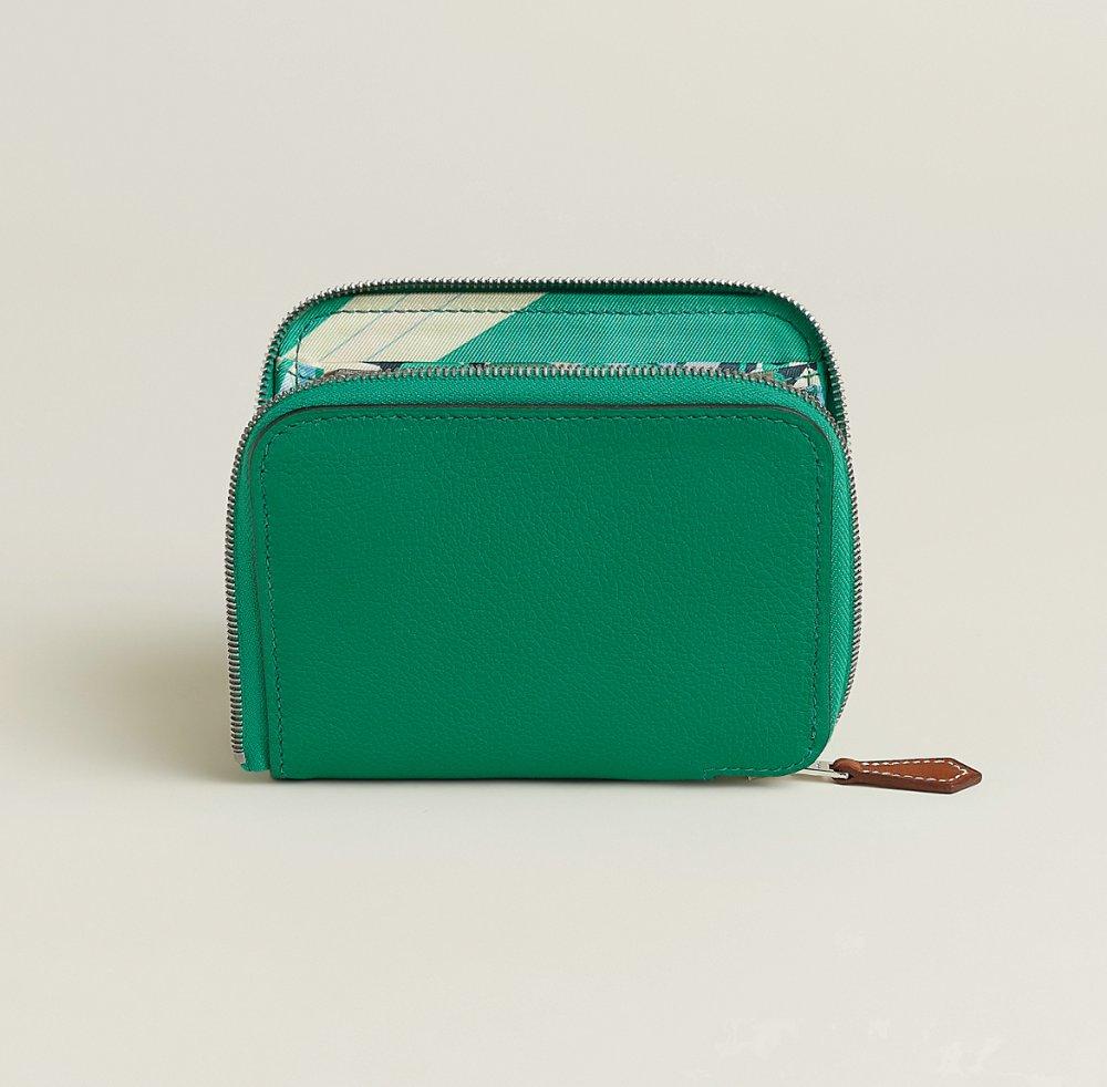 エルメス代引 Silk'In Compact シルクイン コンパクト  財布 H084541CKAY