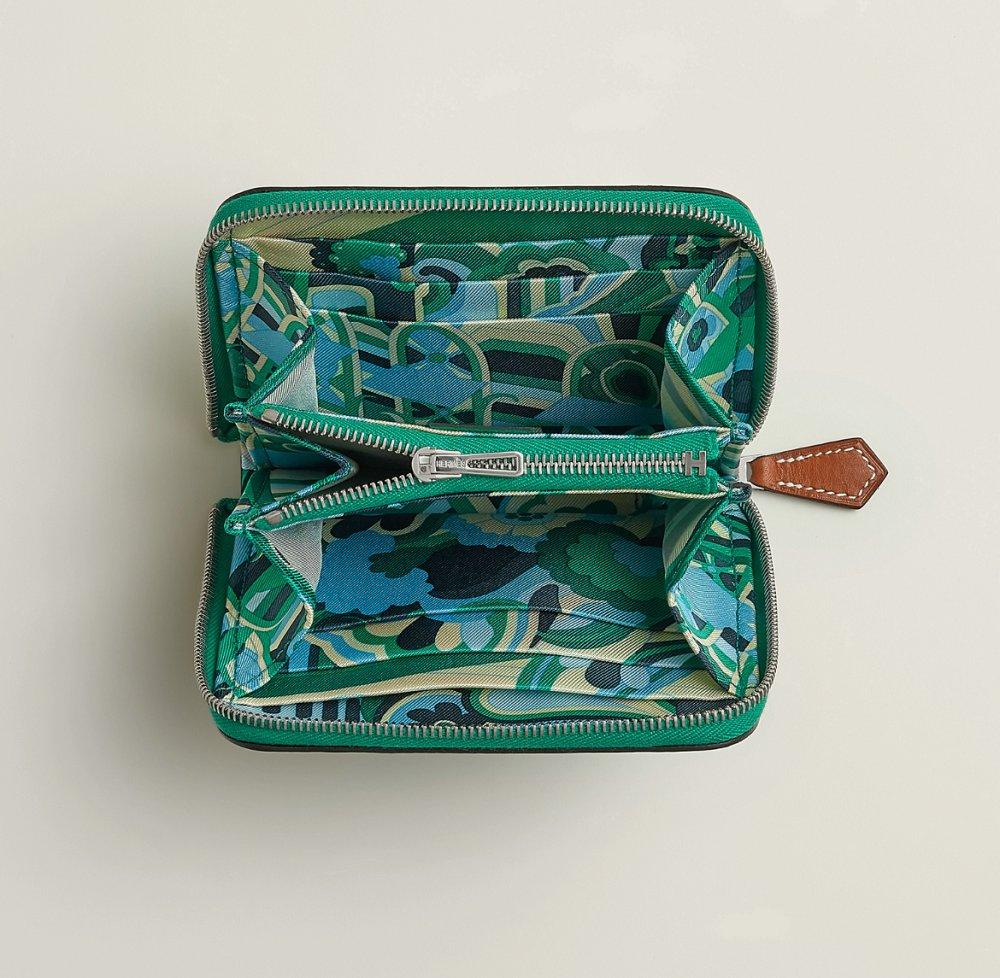 エルメス代引 Silk'In Compact シルクイン コンパクト  財布 H084541CKAY