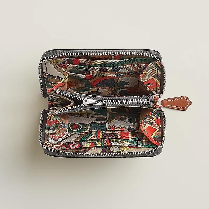 エルメス代引 Silk'In Compact シルクイン コンパクト  財布 H084541CKAY