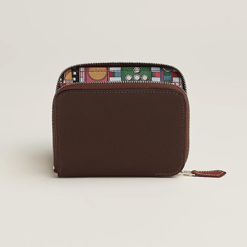 エルメス Silk'In Compact シルクイン コンパクト 財布 H084541CKAP