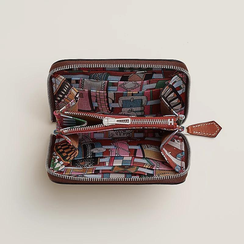 エルメス Silk'In Compact シルクイン コンパクト 財布 H084541CKAP