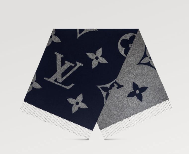 ルイヴィトン Louis Vuitton マフラー ・モノグラム ジャイアン M77950/M77951