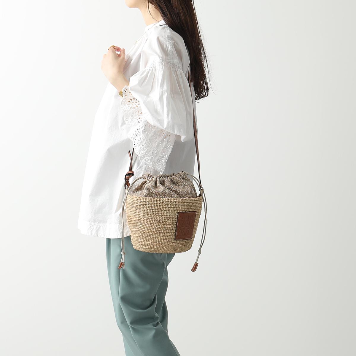 ロエベ かごバッグ POCHETTE DW ANAGR アナグラム ショルダーバッグ バスケット レディース A689C70X08 2435