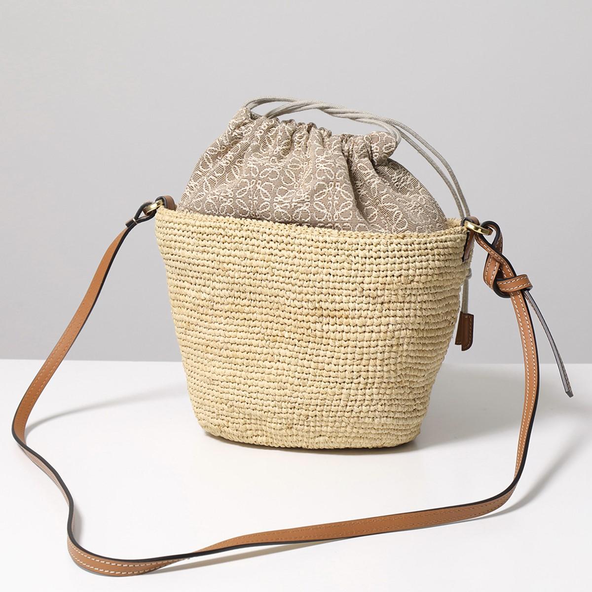 ロエベ かごバッグ POCHETTE DW ANAGR アナグラム ショルダーバッグ バスケット レディース A689C70X08 2435