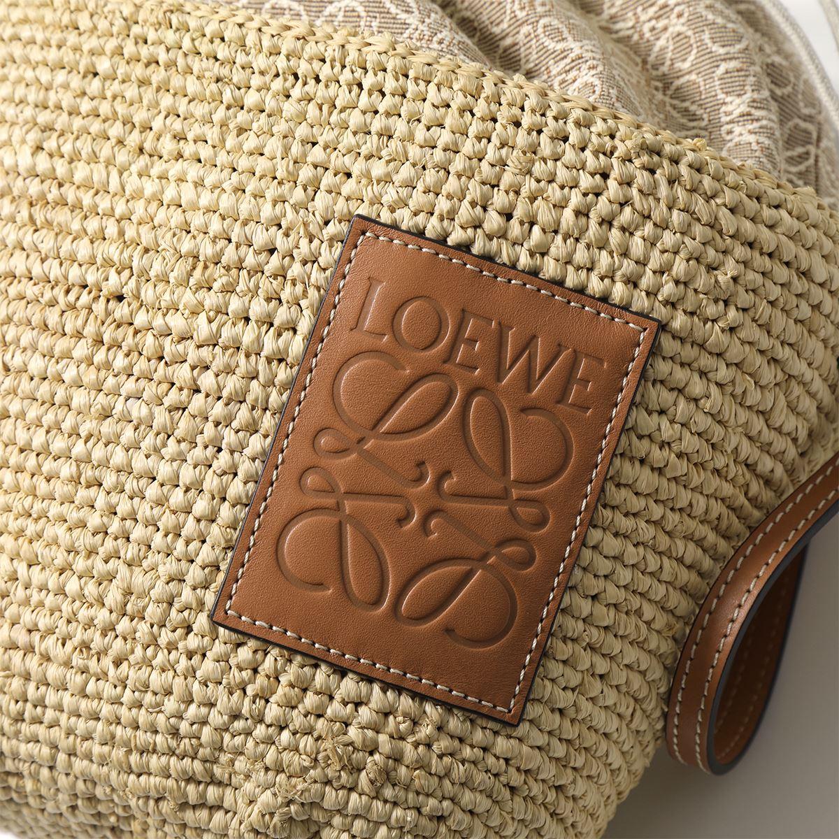 ロエベ かごバッグ POCHETTE DW ANAGR アナグラム ショルダーバッグ バスケット レディース A689C70X08 2435