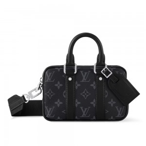 ルイヴィトンN品 LOUIS VUITTON ナノ・PVD 2WAYバッグ モノグラムエクリプス M82770