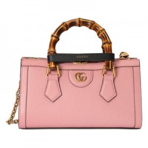 グッチ GUCCI ダイアナ スモール レザー バンブー 2WAY ショルダーバッグ ハンドバッグ 735153 DJ24T 5862