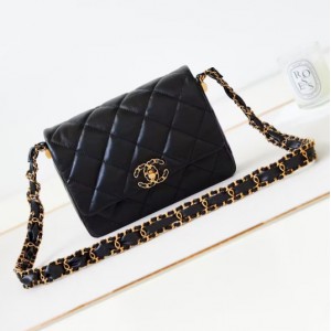 シャネル激安 CHANEL スモール ショルダーバッグ レディース ブラック AS4423