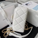 シャネル CHANEL ツイード スモール ヴァニティーケース ホワイト AS3973 B10657 10601