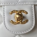 シャネル CHANEL ツイード スモール ヴァニティーケース ホワイト AS3973 B10657 10601
