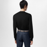 ルイヴィトン ニットトップス シルクアンドカシミヤプレンドクルーネック 1AFJRD