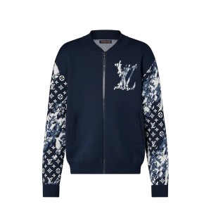 ルイヴィトン ジップコットンブレンドブルゾン LVイニシャル 1AFAM5