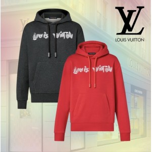 Louis Vuitton プリントコットンフーディ スウェット 1AF379/1AF371