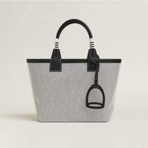 エルメス トートバッグ スティープル 25  Steeple ブラック H083618