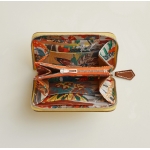 エルメス Silk'In Compact シルクイン コンパクト  財布 H084541CKAK