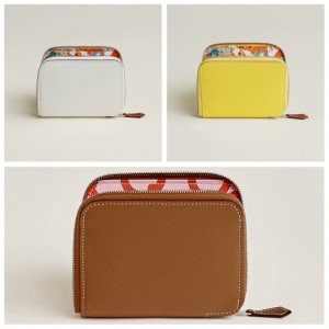 エルメススーパーコピー Silk'In Compact シルクイン コンパクト  財布 H084541CKAK
