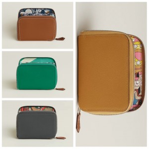 エルメスコピー代引 Silk'In Compact シルクイン コンパクト  財布 H084541CKAY