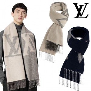 ルイヴィトン Louis Vuitton マフラー ・モノグラム ジャイアン M77950/M77951