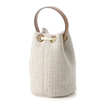セリーヌ TEEN DRAWSTRING ハンドバッグ ベージュ 19653 2fea 02bg