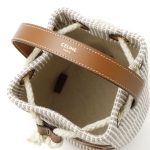 セリーヌ TEEN DRAWSTRING ハンドバッグ ベージュ 19653 2fea 02bg