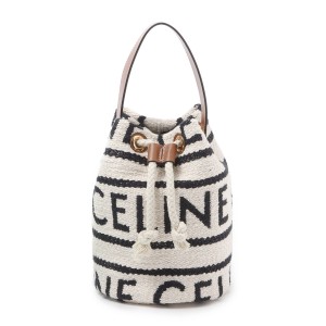 セリーヌ TEEN DRAWSTRING ハンドバッグ ホワイト レディース 19653 2efy 01wb