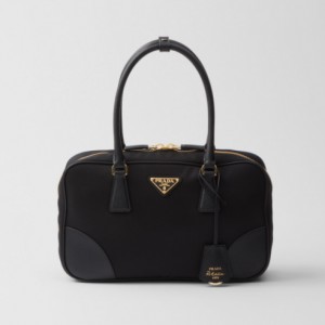 PRADA プラダ Re-Edition 1978 ミディアムダブルハンドルバッグ 1BB115_R064_F0002_V_OOO