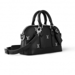 ルイヴィトン Louis Vuitton ショルダーバッグ レザー LVロゴ 黒 M24529