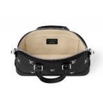 ルイヴィトン Louis Vuitton ショルダーバッグ レザー LVロゴ 黒 M24529