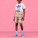 グッチ GUCCIx adidas コットンジャージー T シャツ ホワイト 548334 XJEMJ 9280