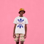 グッチ GUCCIx adidas コットンジャージー T シャツ ホワイト 548334 XJEMJ 9280