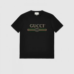 GUCCI代引 ロゴ オーバーサイズ コットン Tシャツ 457095 X5L89