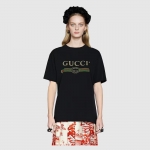 GUCCI代引 ロゴ オーバーサイズ コットン Tシャツ 457095 X5L89