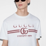 グッチ GUCCI プリント コットンジャージー Tシャツ 785345 XJGKJ