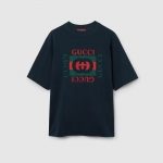 グッチ プリント コットンジャージー Tシャツ 784361 XJGKA