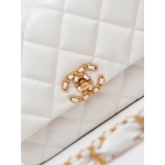 シャネル CHANEL スモール ショルダーバッグ レディース ホワイト AS4423