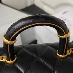 シャネル CHANEL ツイード スモール ヴァニティーケース ブラック AS3973 B10657 94305