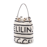 セリーヌ TEEN DRAWSTRING ハンドバッグ ホワイト レディース 19653 2efy 01wb