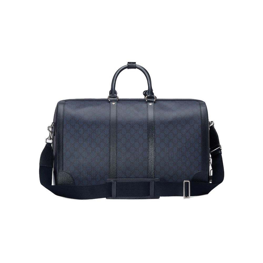 グッチ ラージサイズ ボストンバッグ ネイビー 724612 UULHK 8441