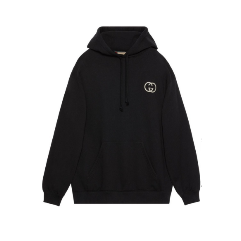 グッチ GUCCI コットンジャージー フーデッド スウェットシャツ 753595 XJFV9 1043