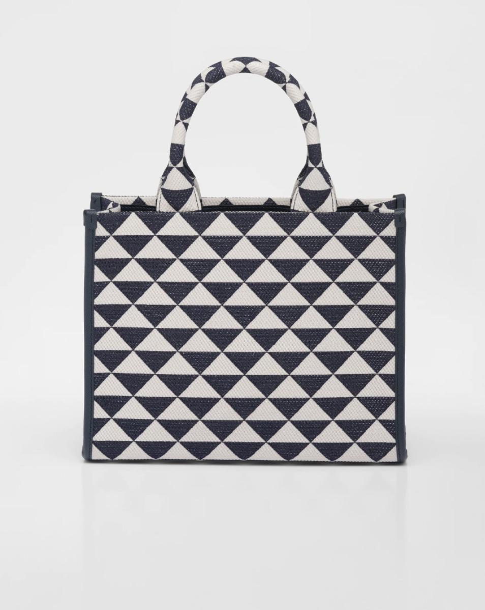 プラダ PRADA シンボル ジャカード スモールハンドバッグ 1BA354_2FKL_F02Z7_V_OOO