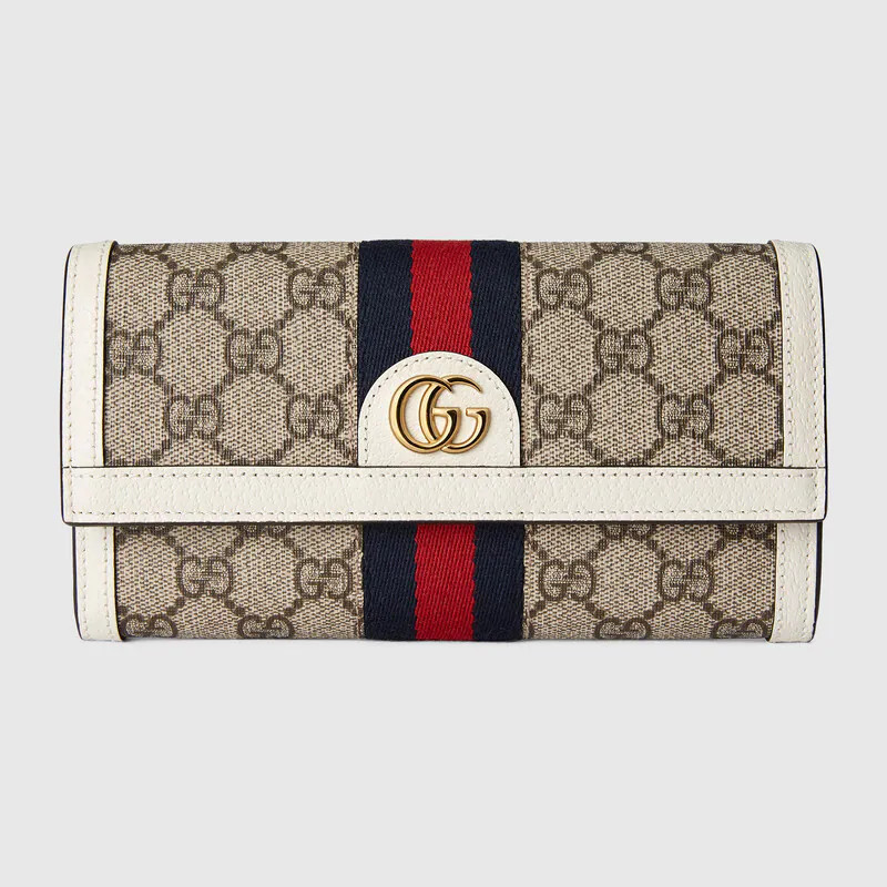 グッチ  オフィディア GGモチーフ長財布 コンチネンタル 二つ折り長財布 523153 96IWG 9794