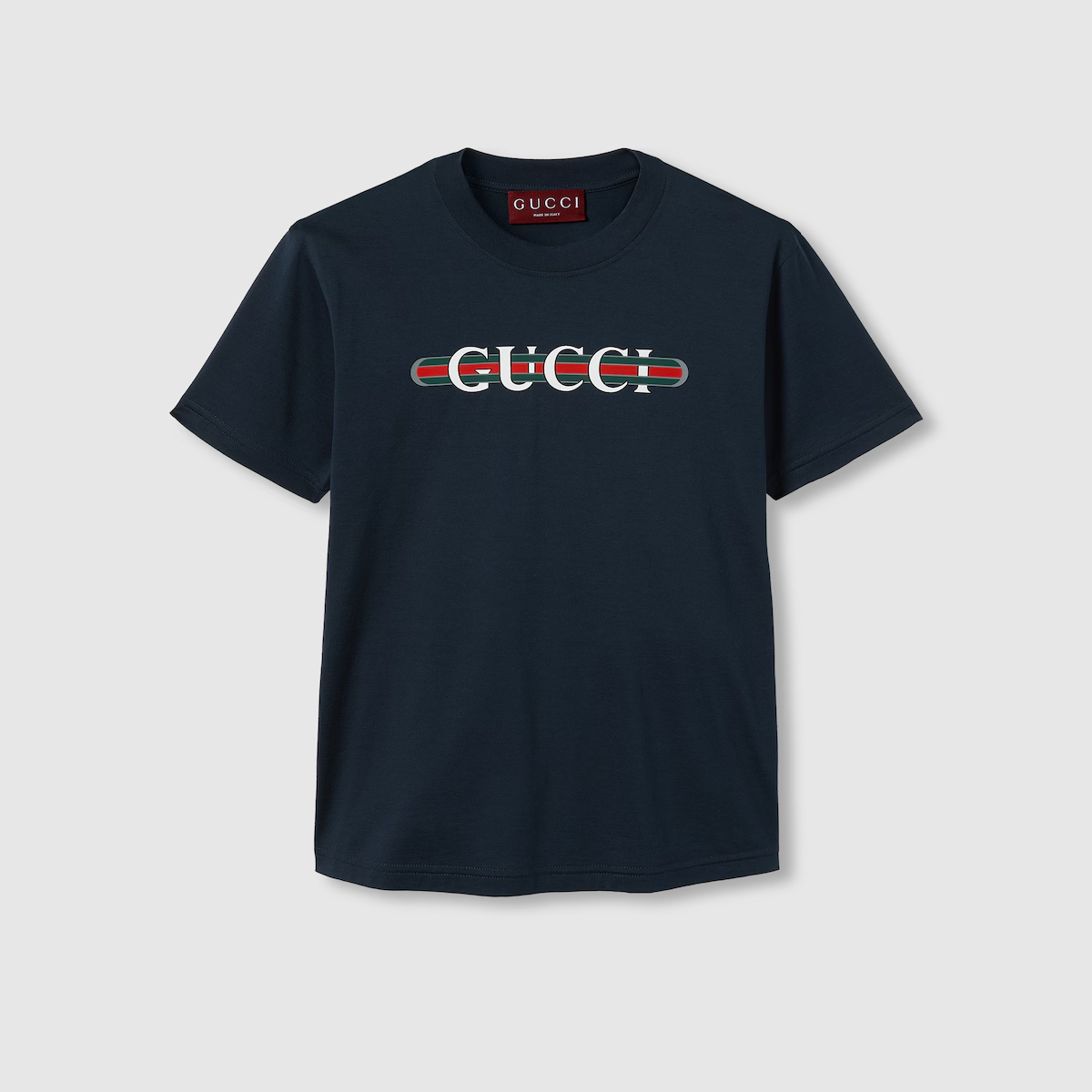 グッチ ロゴディテール ラウンドネック Tシャツ ホワイト 787299 XJGNW 4735