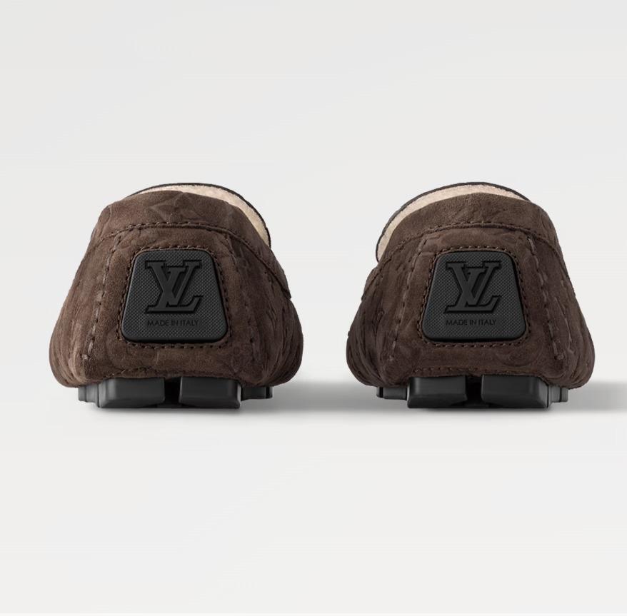 ルイヴィトン LV ドライバー・ライン ローファー メンズ ロゴ 1ACF95