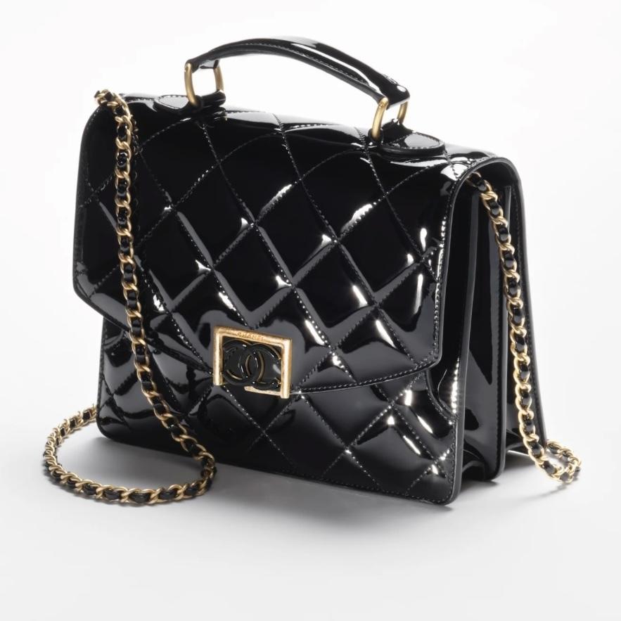 シャネルN品 CHANEL 洗練 スモール トップハンドル フラップ バッグ AS4184 B13283 94305