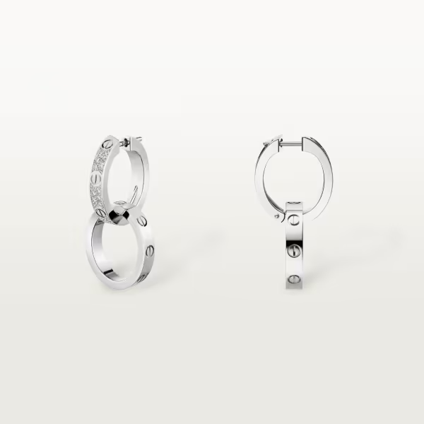 カルティエ  Loveイヤリングホワイトゴールド ダイヤモンド N8515242