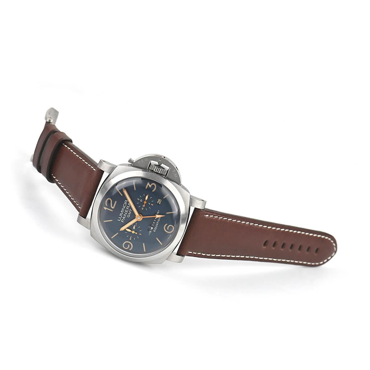 パネライ ルミノール イクエーションオブタイム 8デイズ GMT チタニオ 自動巻き メンズ PAM00670