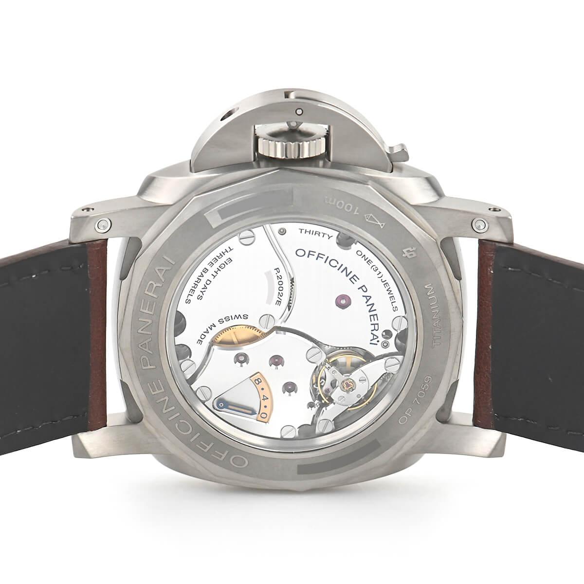 パネライ ルミノール イクエーションオブタイム 8デイズ GMT チタニオ 自動巻き メンズ PAM00670